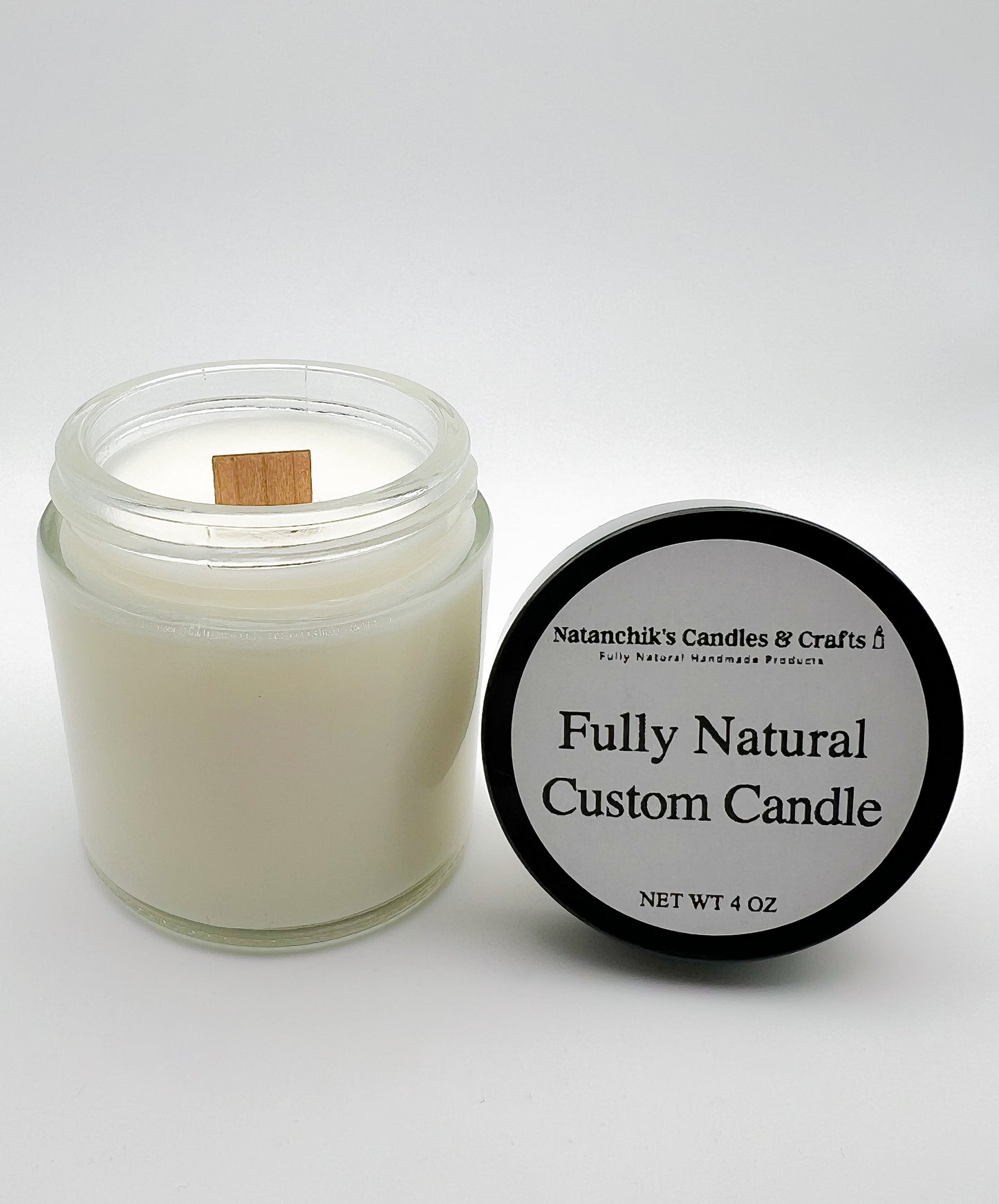 Natural Custom Candle 4 oz