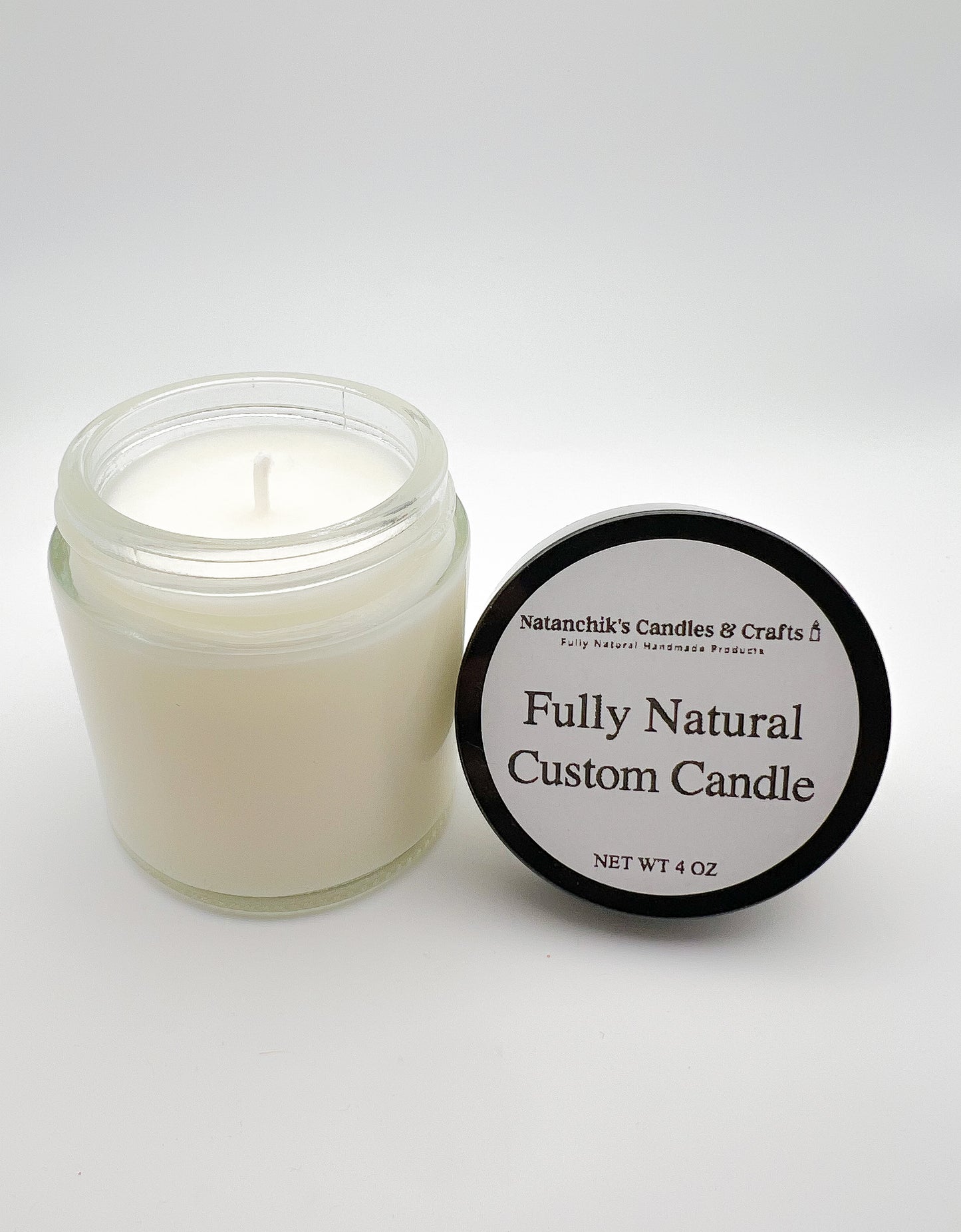 Natural Custom Candle 4 oz