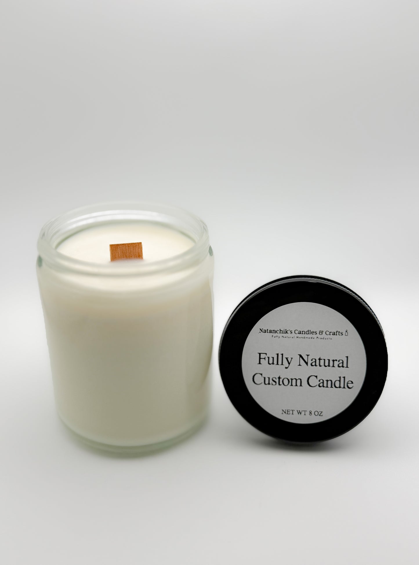 Natural Custom Candle 8 oz