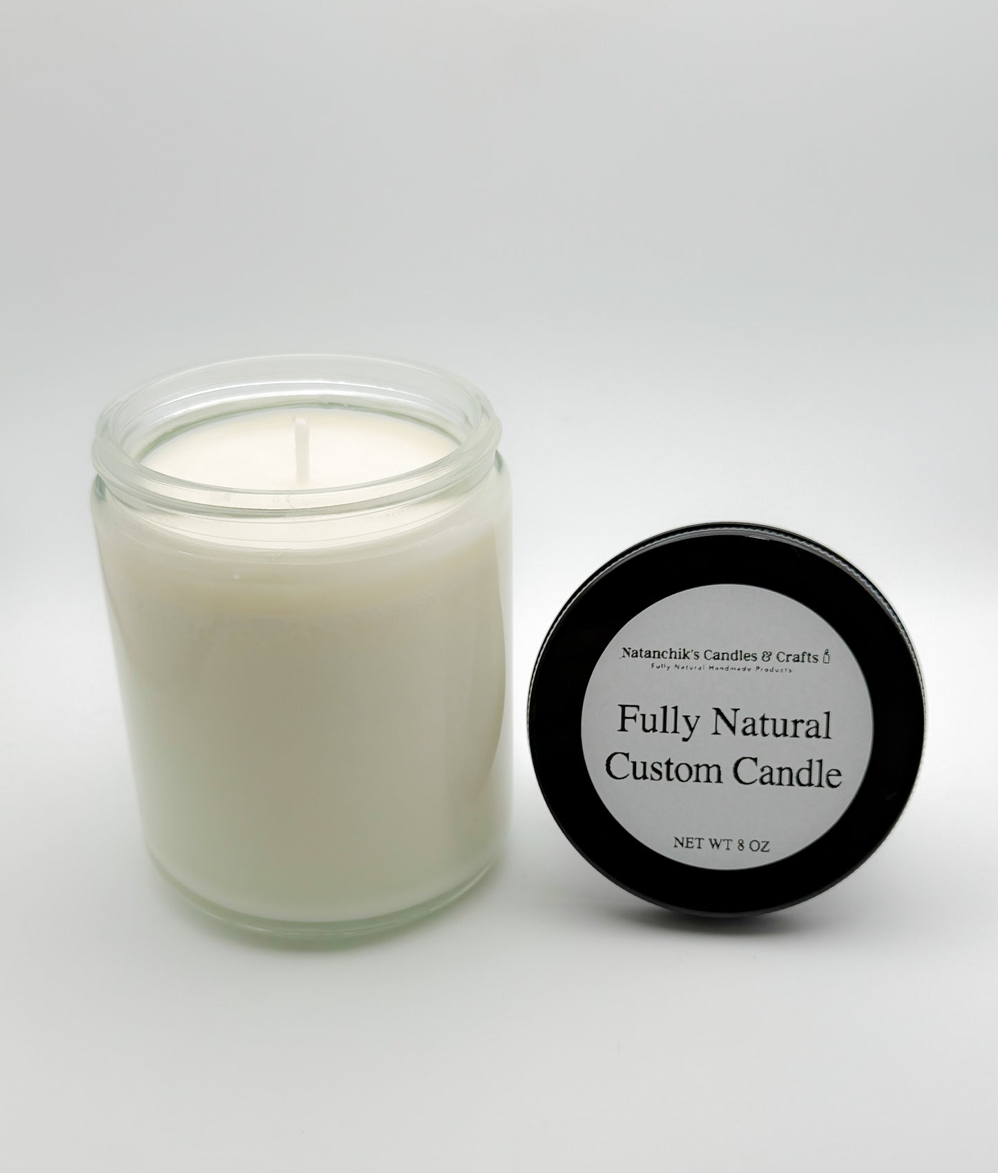 Natural Custom Candle 8 oz